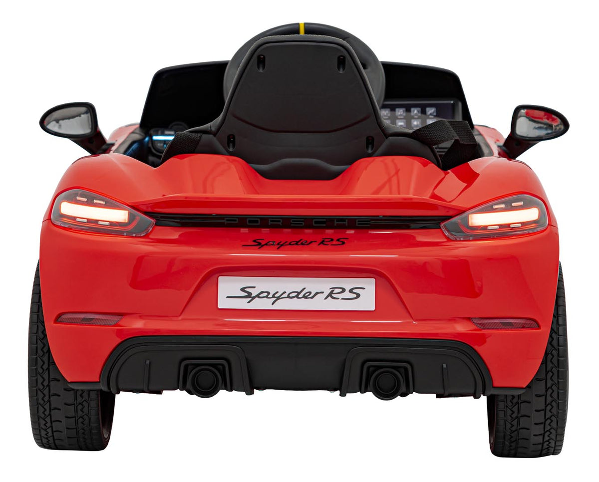 Porsche Spyder RS 718  vehicle Red