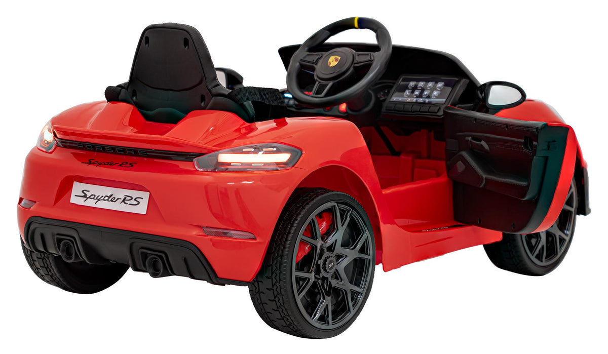 Porsche Spyder RS 718  vehicle Red
