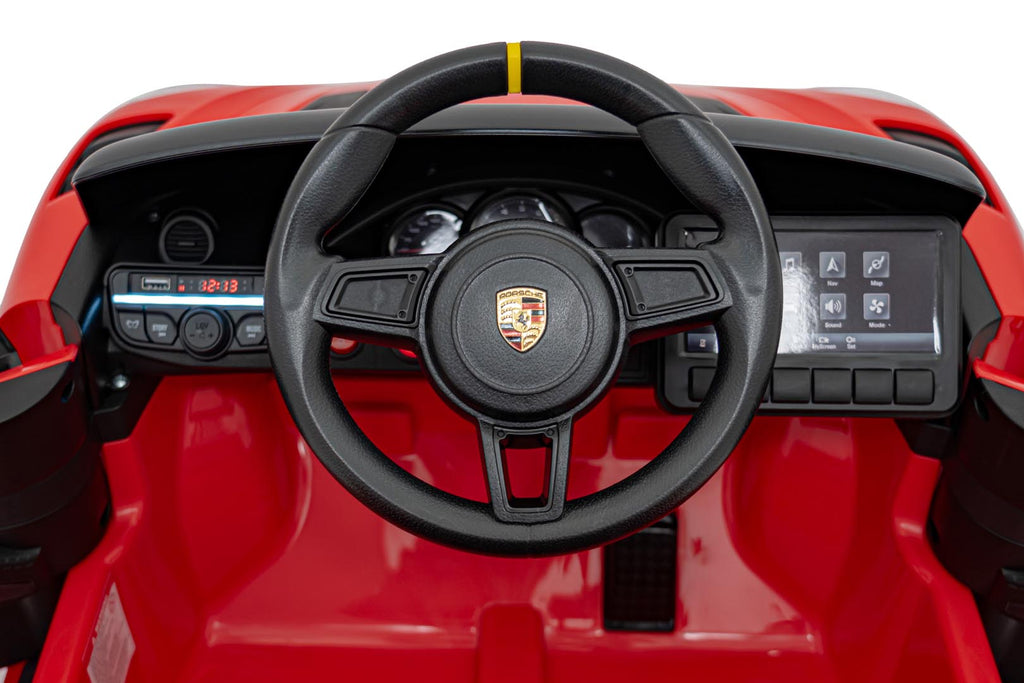 Porsche Spyder RS 718  vehicle Red