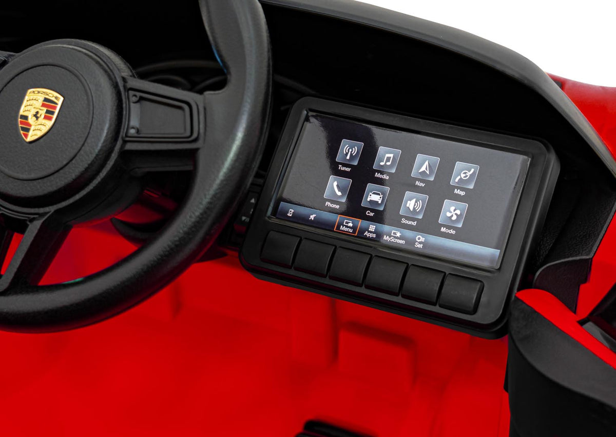 Elektrické autíčko Porsche Spyder RS 718 červená