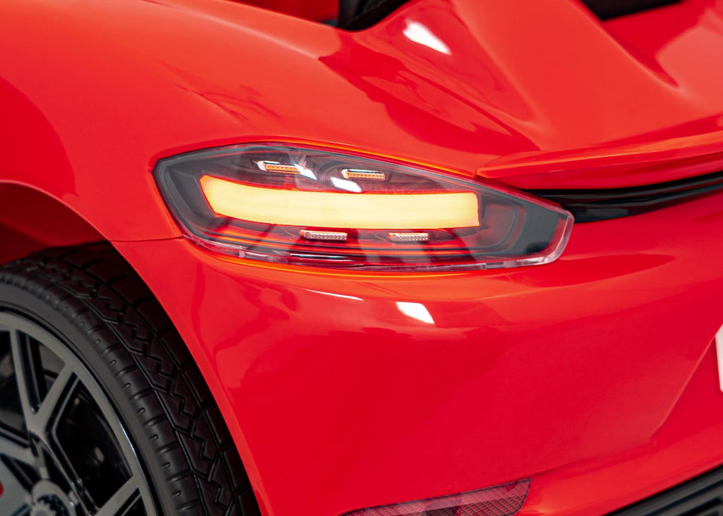 Porsche Spyder RS 718  vehicle Red