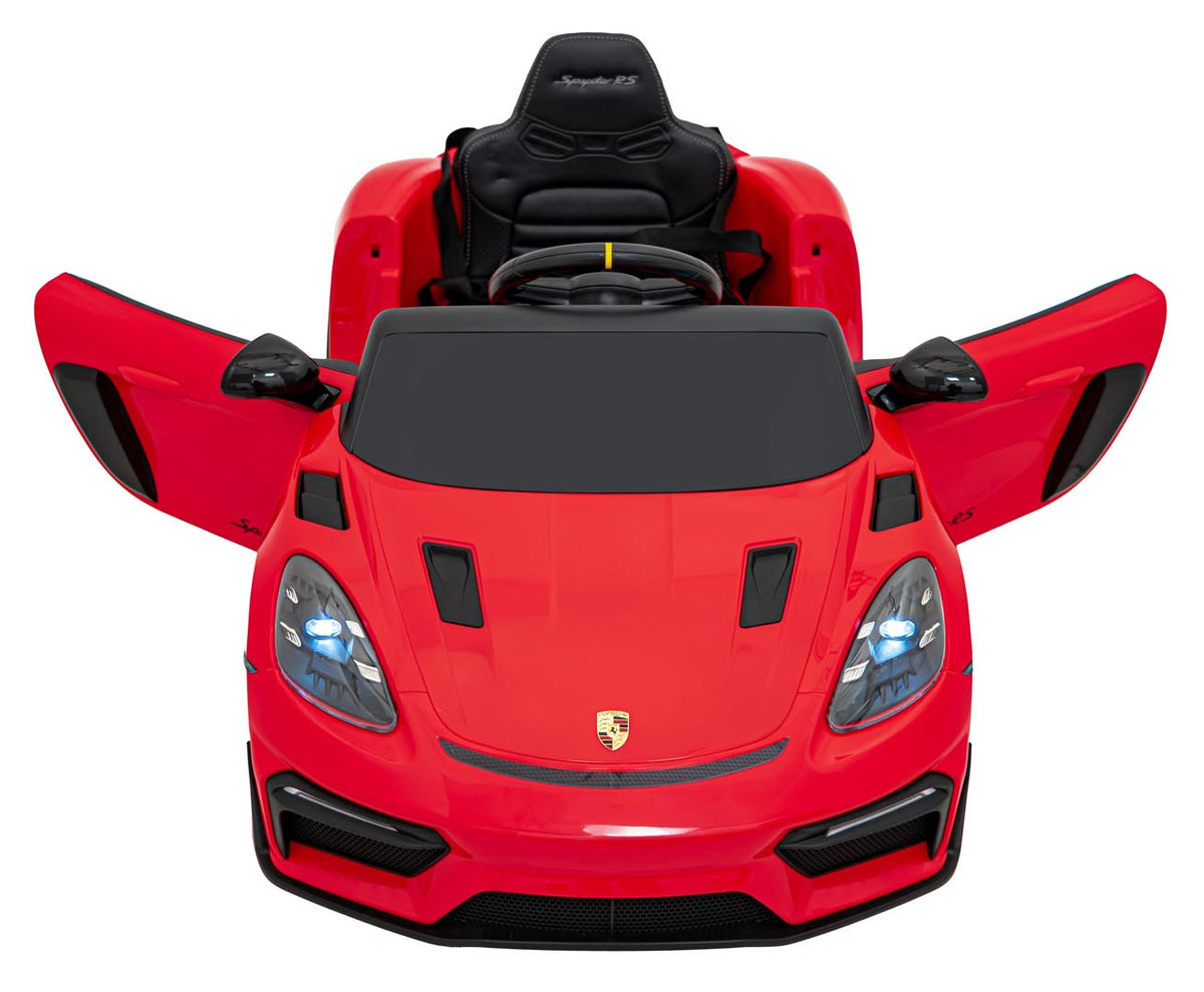 Porsche Spyder RS 718  vehicle Red