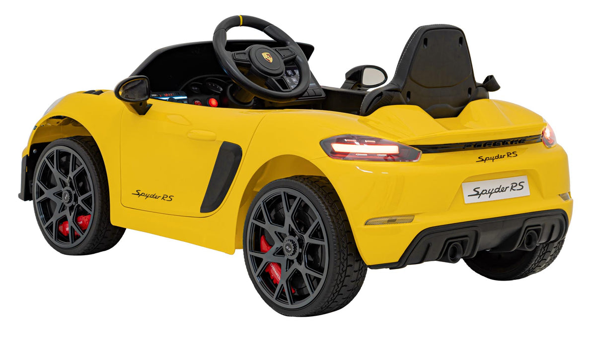Porsche Spyder RS 718  vehicle Yellow
