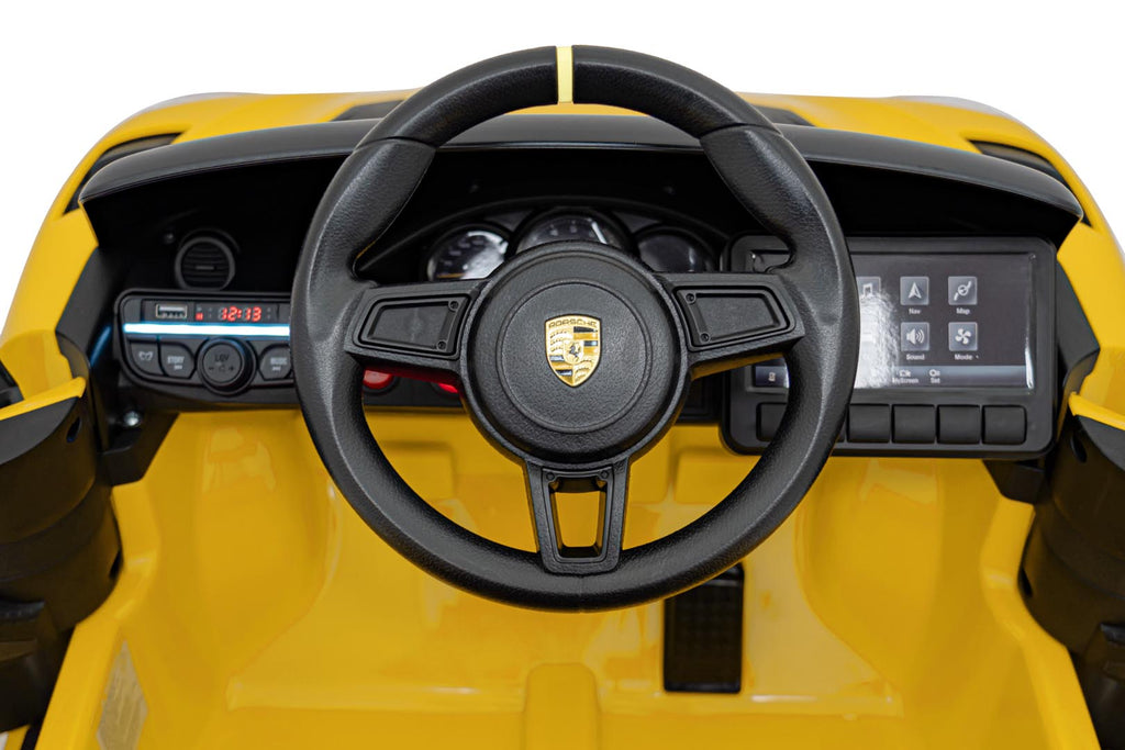Porsche Spyder RS 718  vehicle Yellow