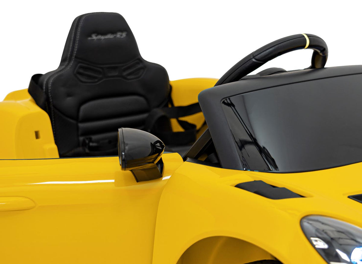 Porsche Spyder RS 718  vehicle Yellow