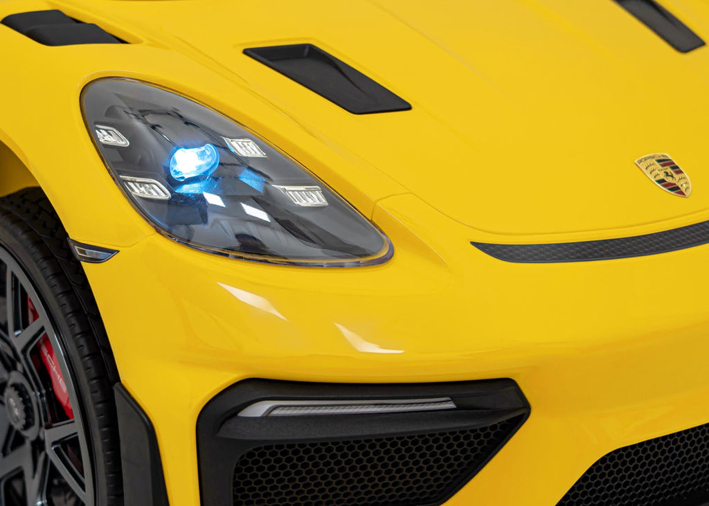 Porsche Spyder RS 718  vehicle Yellow