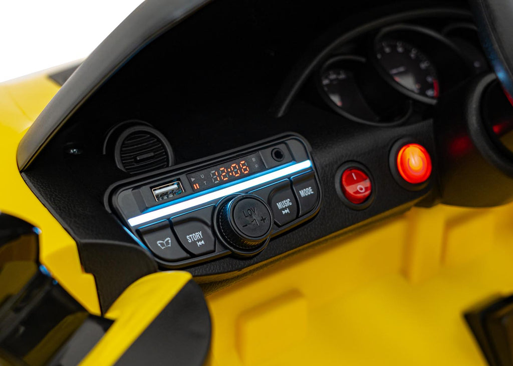 Porsche Spyder RS 718  vehicle Yellow