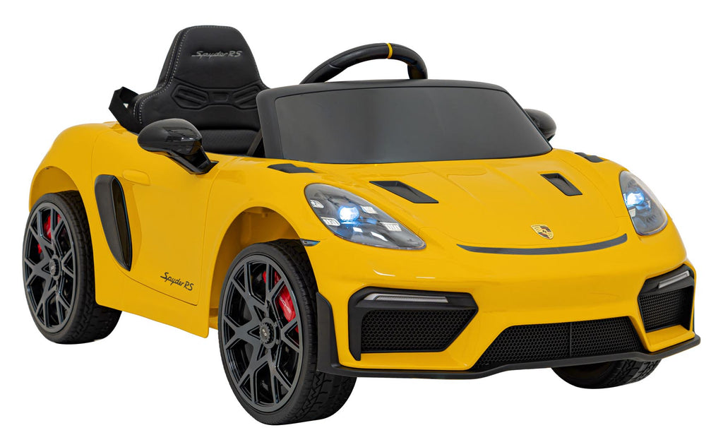 Porsche Spyder RS 718  vehicle Painting Yellow