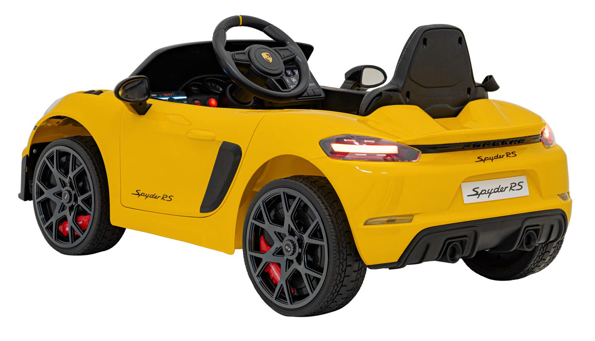 Porsche Spyder RS 718  vehicle Painting Yellow