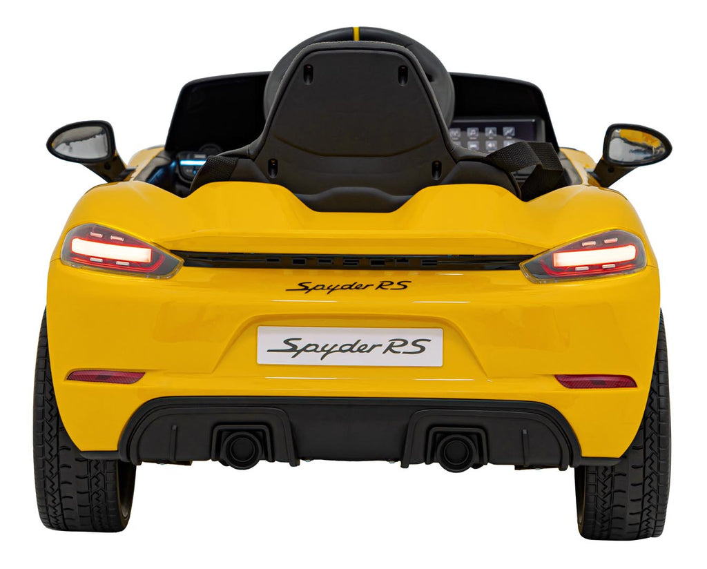 Porsche Spyder RS 718  vehicle Painting Yellow