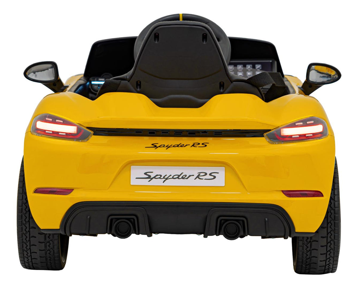 Porsche Spyder RS 718  vehicle Painting Yellow