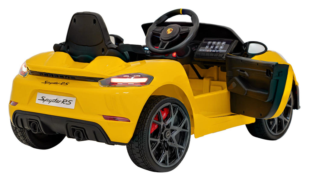 Porsche Spyder RS 718  vehicle Painting Yellow