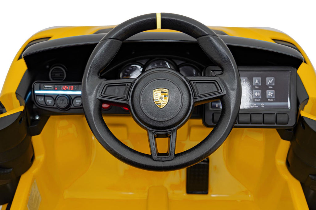 Porsche Spyder RS 718  vehicle Painting Yellow