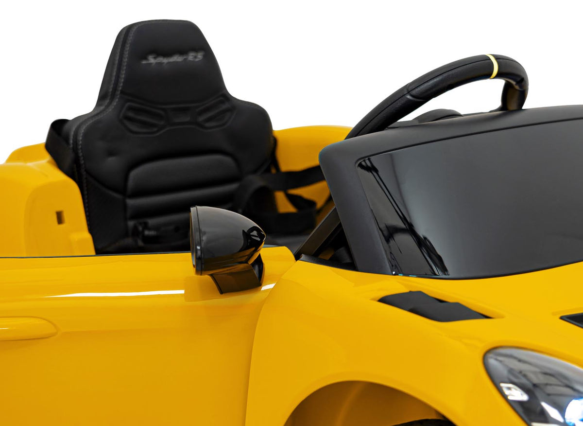 Porsche Spyder RS 718  vehicle Painting Yellow