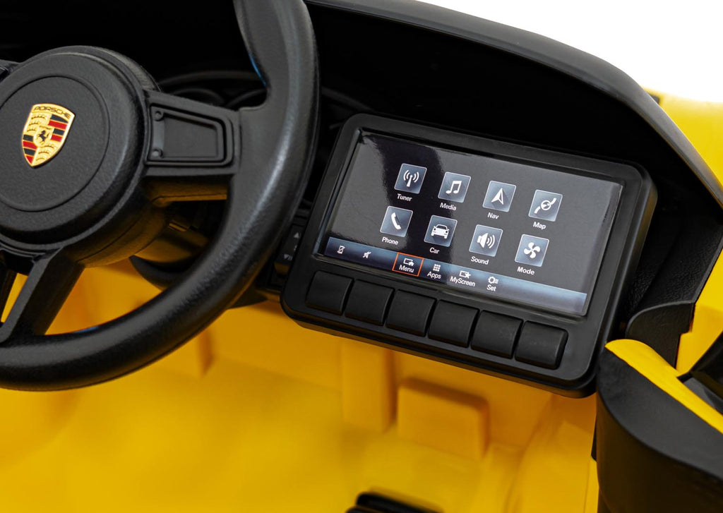 Porsche Spyder RS 718  vehicle Painting Yellow