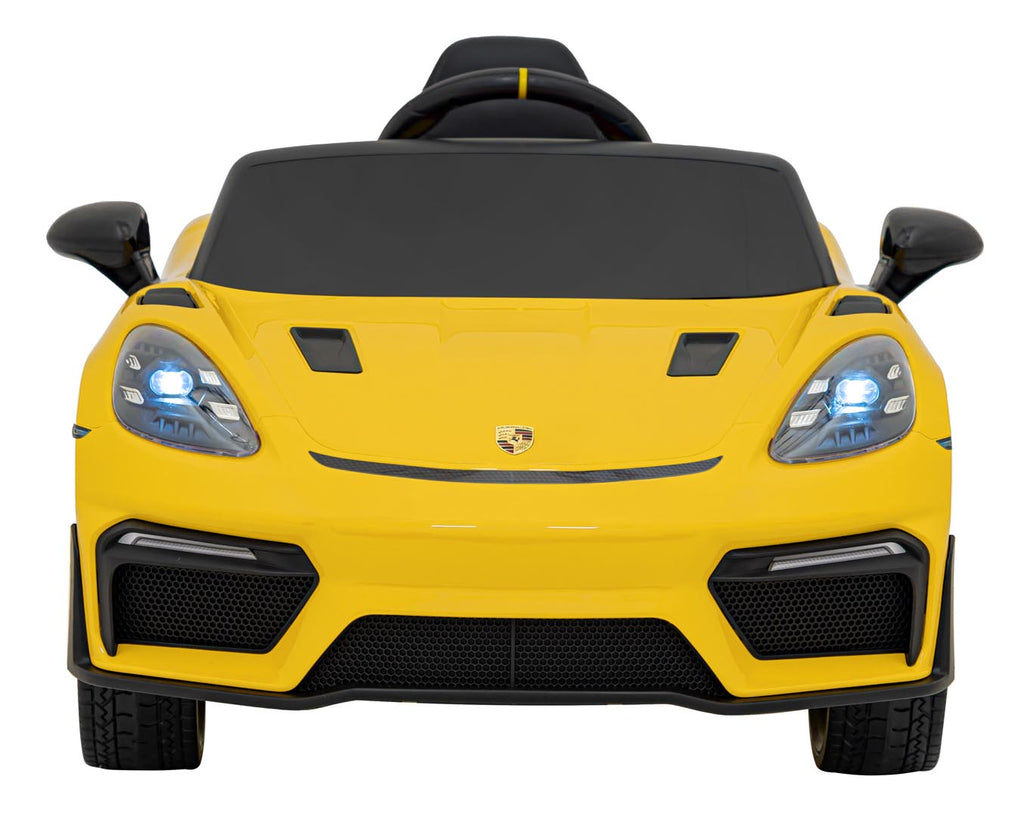 Elektrické autíčko Porsche Spyder RS 718 žltá MP4