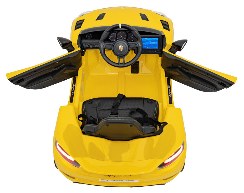 Porsche Spyder RS 718  vehicle Yellow MP4
