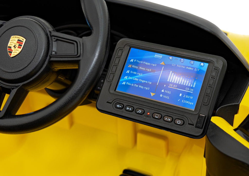 Porsche Spyder RS 718  vehicle Yellow MP4