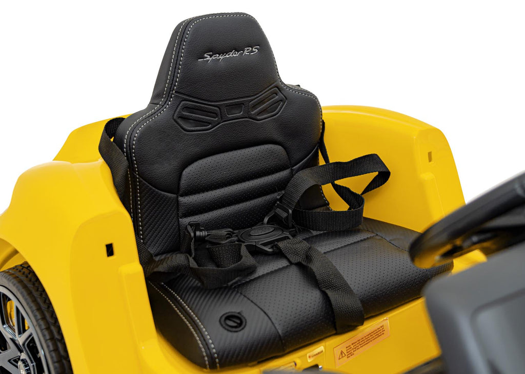 Elektrické autíčko Porsche Spyder RS 718 žltá MP4