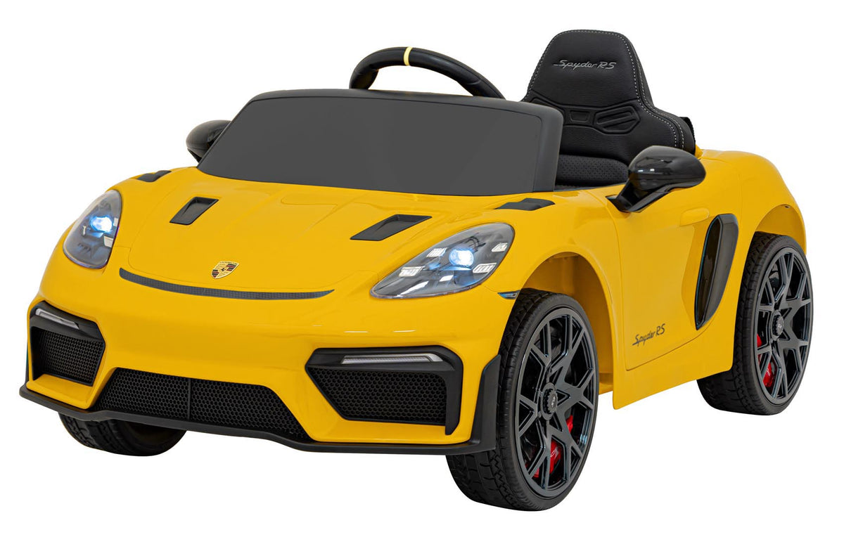 Porsche Spyder RS 718  vehicle Painting Yellow