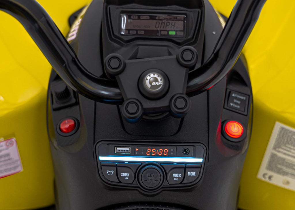 Elektrické autíčko Maverick ATV žltá