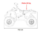 Elektrické autíčko Maverick ATV žltá