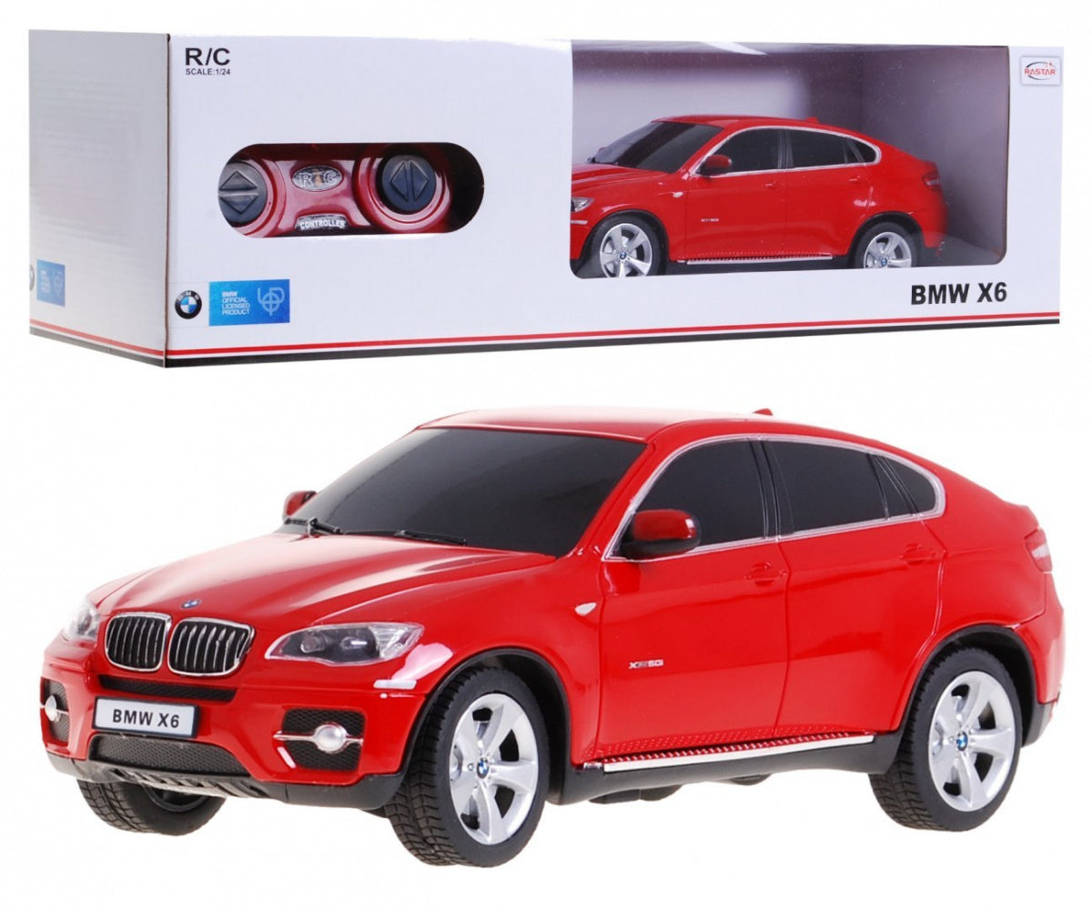 RC auto RASTAR BMW X6 1:24 – červená