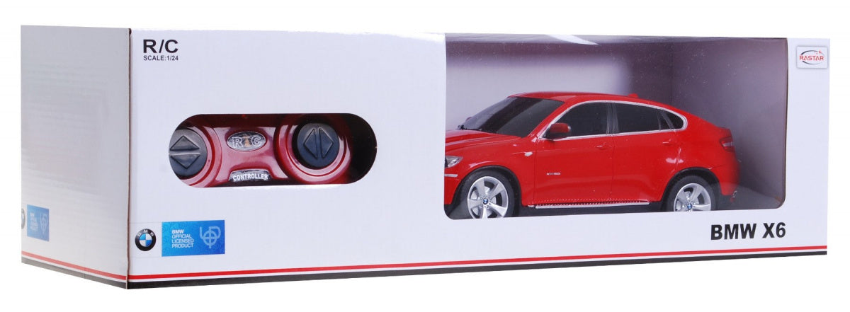 RC auto RASTAR BMW X6 1:24 – červená