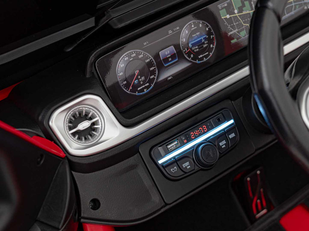 Elektrické autíčko Mercedes-Benz G63 AMG XXL STRONG MP4 červená