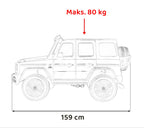 Elektrické autíčko Mercedes-Benz G63 AMG XXL STRONG MP4 červená