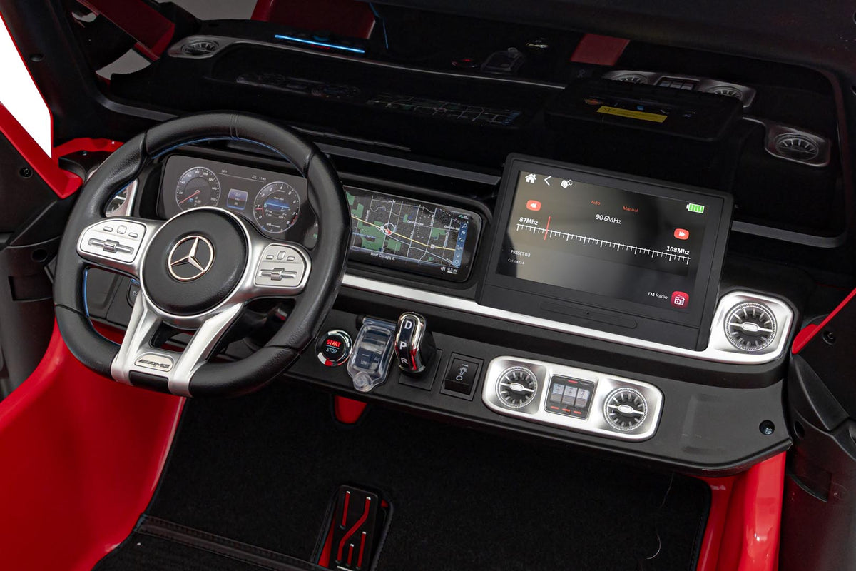 Elektrické autíčko Mercedes-Benz G63 AMG XXL STRONG MP4 červená