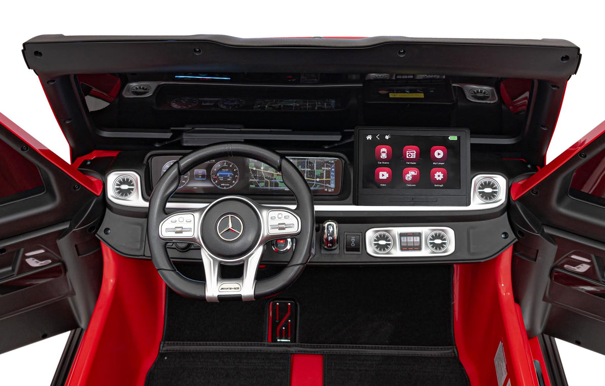 Elektrické autíčko Mercedes-Benz G63 AMG XXL STRONG MP4 červená
