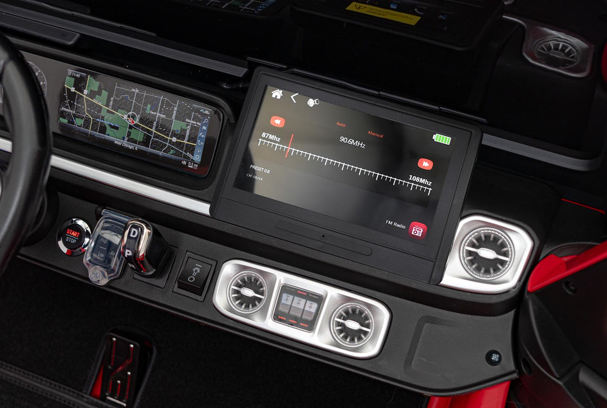 Elektrické autíčko Mercedes-Benz G63 AMG XXL STRONG MP4 červená