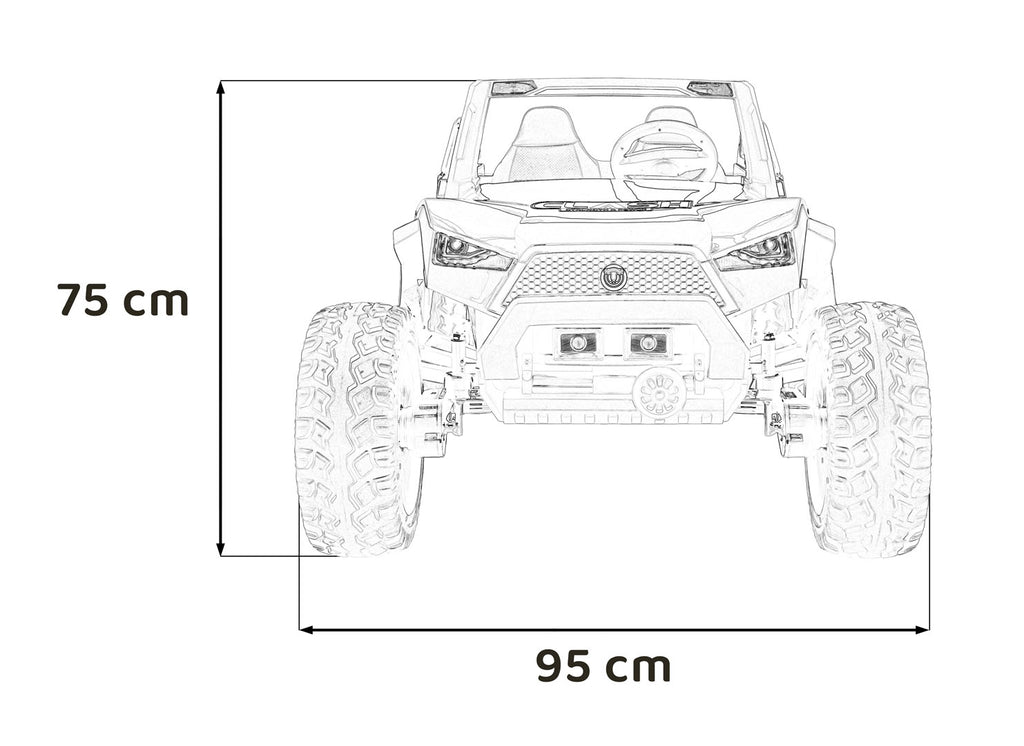 Elektrická buggy Clash STRONG 4x4 čierna