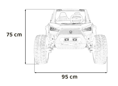Vehicle Buggy Clash STRONG 4x4 Red