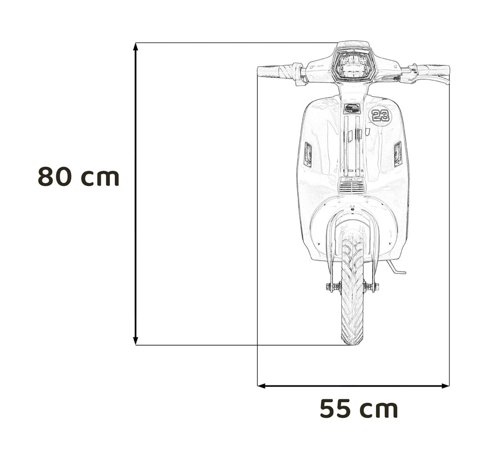 Vehicle Scooter Retro 23 Red