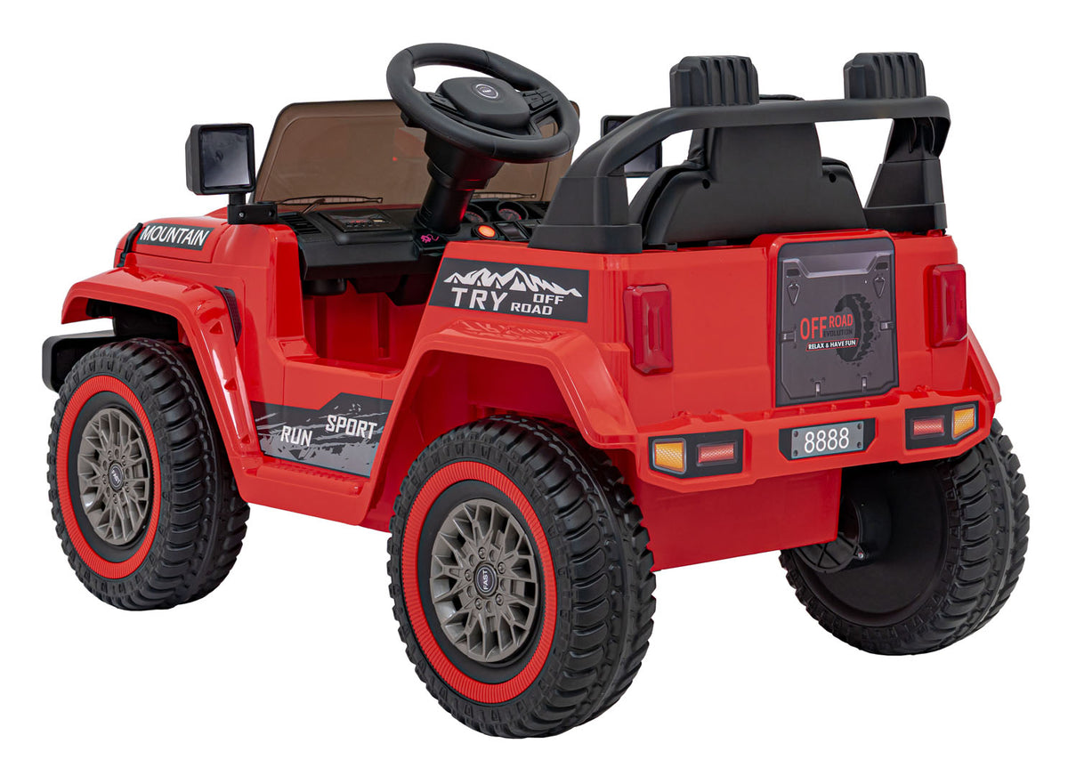 Elektrické autíčko Off Road MOUNTAIN červená