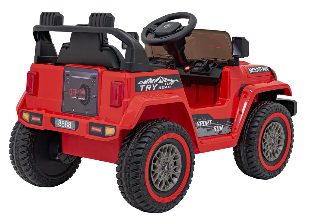 Elektrické autíčko Off Road MOUNTAIN červená
