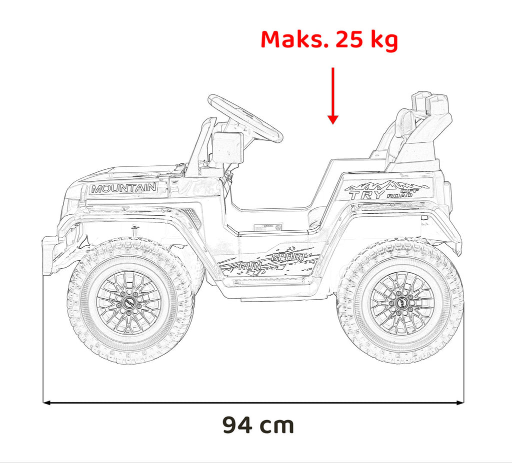 Off Road Vehicle MOUNTAIN Pink