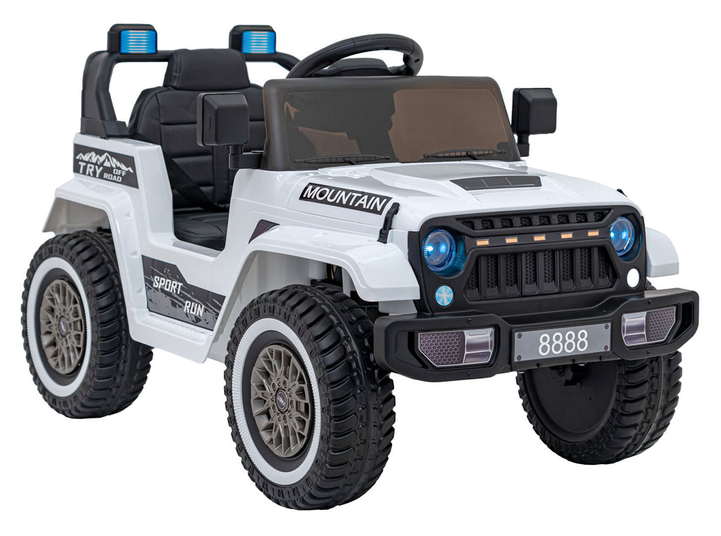 Elektrické autíčko Off Road MOUNTAIN biela