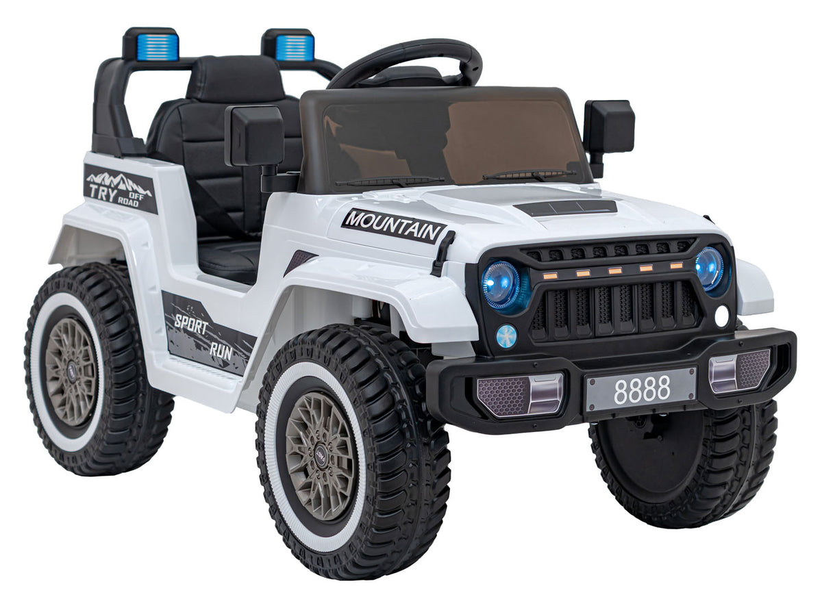 Elektrické autíčko Off Road MOUNTAIN biela