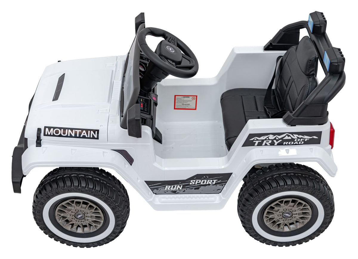 Elektrické autíčko Off Road MOUNTAIN biela