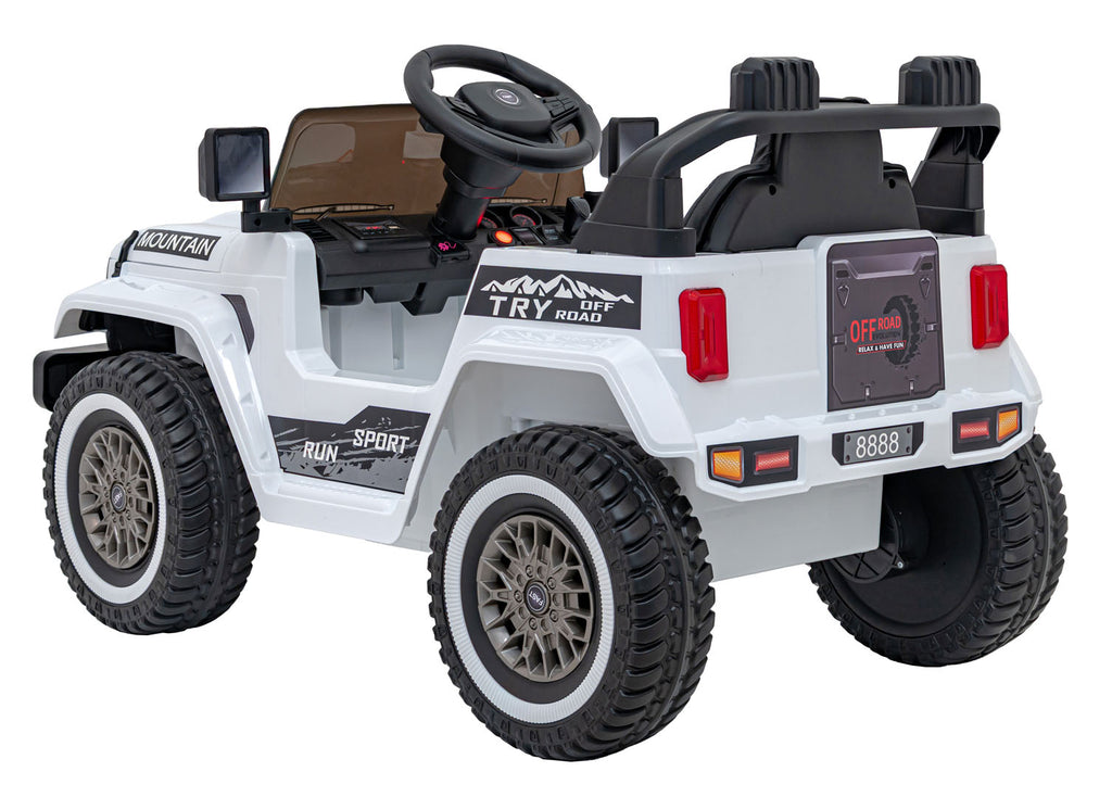 Elektrické autíčko Off Road MOUNTAIN biela