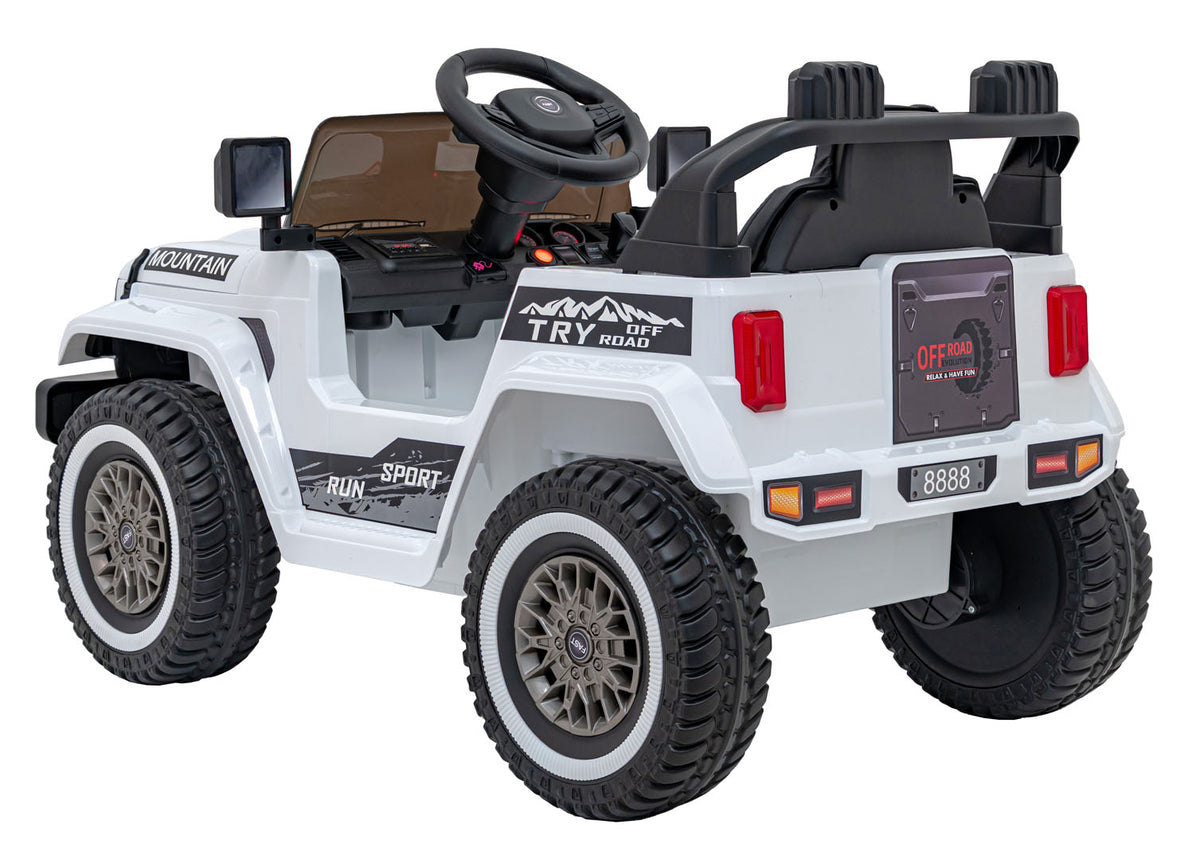 Elektrické autíčko Off Road MOUNTAIN biela