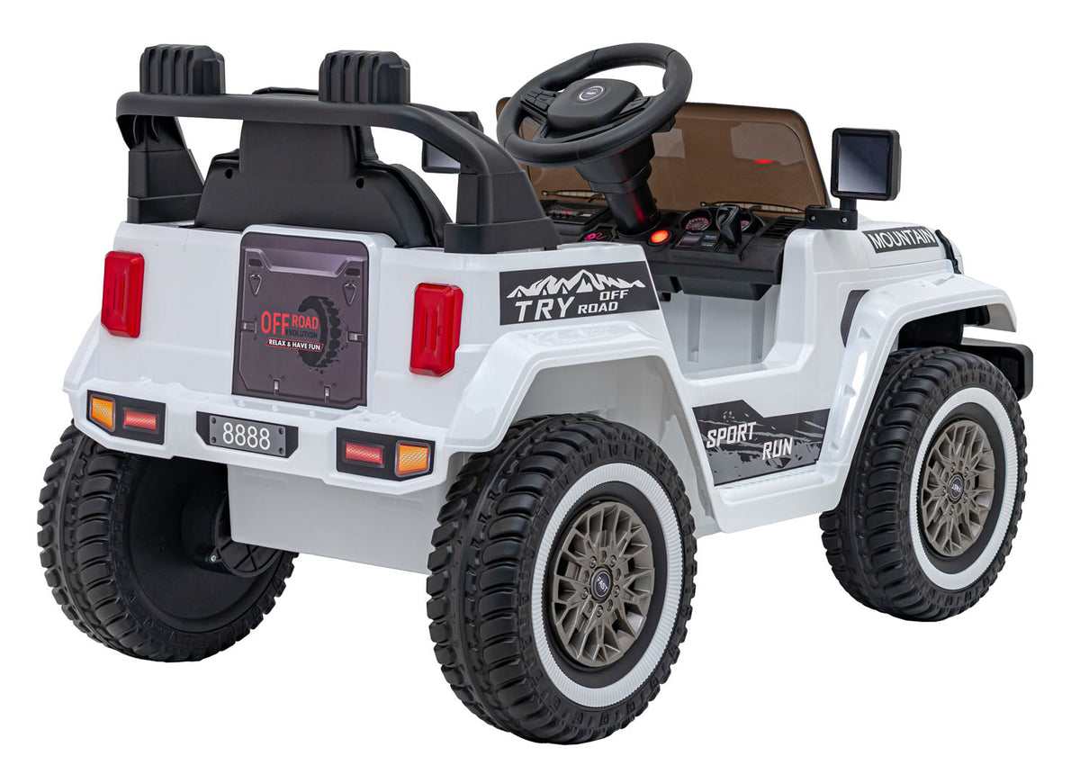 Elektrické autíčko Off Road MOUNTAIN biela
