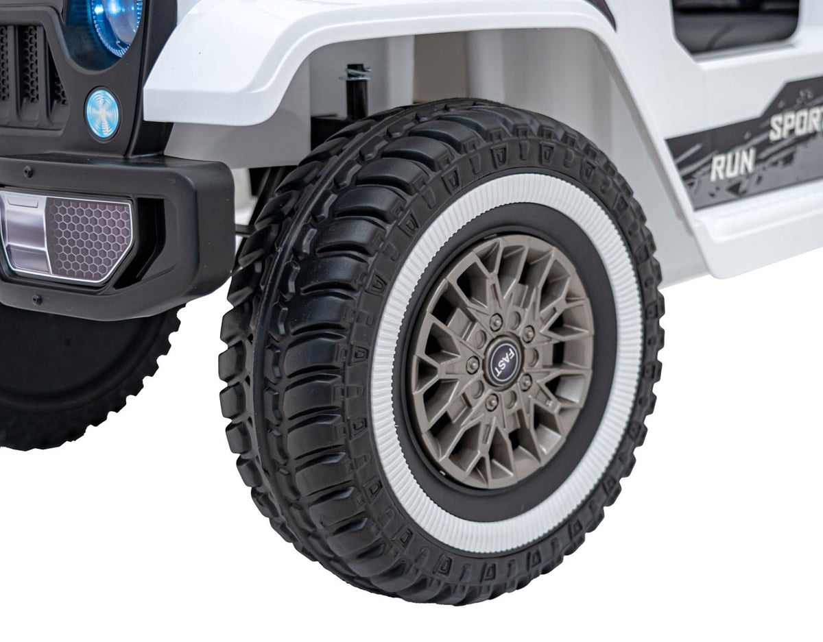 Elektrické autíčko Off Road MOUNTAIN biela