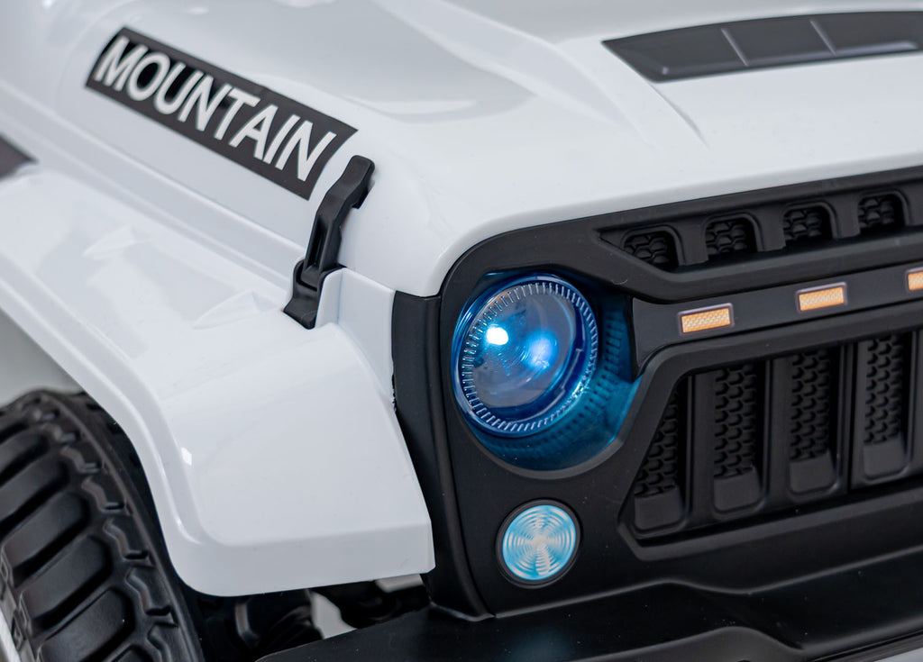 Elektrické autíčko Off Road MOUNTAIN biela