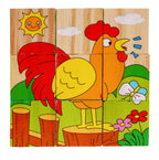 Wooden Blocks for the Youngest Farm Edition