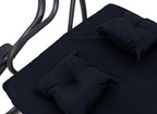 Garden Swing Seat Textylina 2x1 Navy Blue