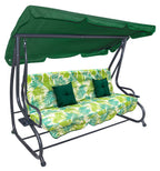 Garden Swing Seat Textylina 2x1 Palm Leaves Pattern